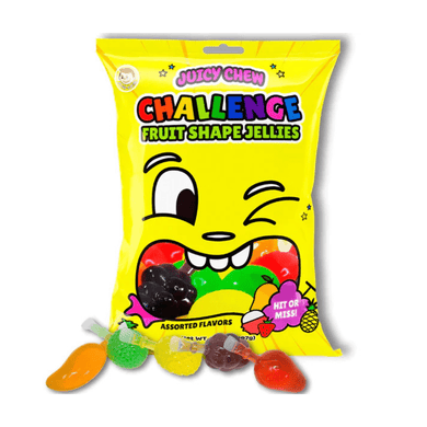 Juicy chew challenge jellies fruit shape