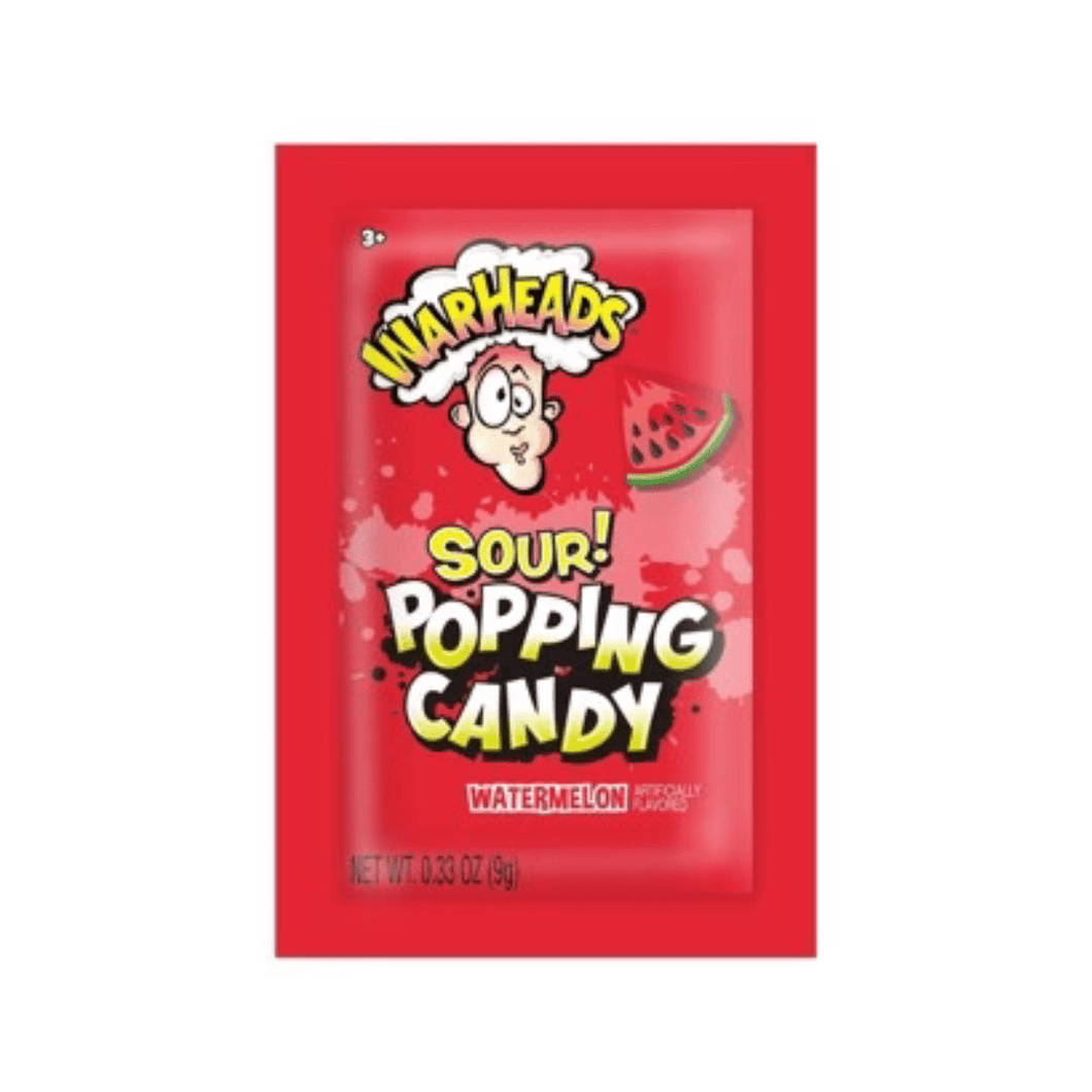 Warheads popping candy watermelon flavour