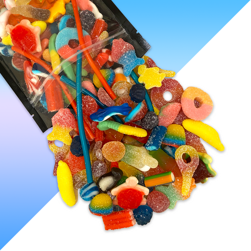 pick and mix candy shop bag