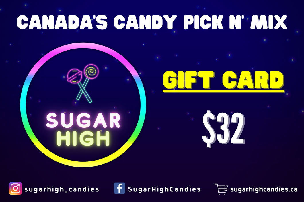 Sugar High Candies Gift Card